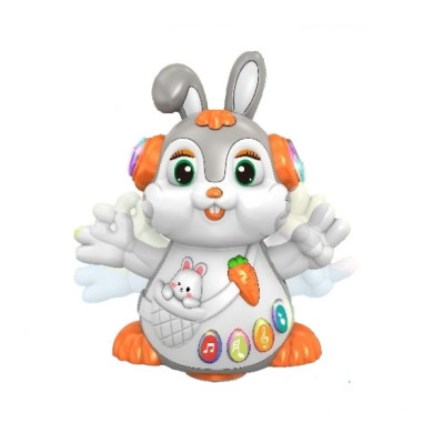 Танцуващо зайче с музика и светлина