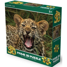 Пъзел лентикулярен 3D JAGUAR CUB - 100 елемента