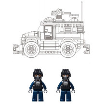 Конструктор Брониран джип с радиоконтрол