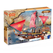 Конструктор Пиратски кораб - 602 елемента