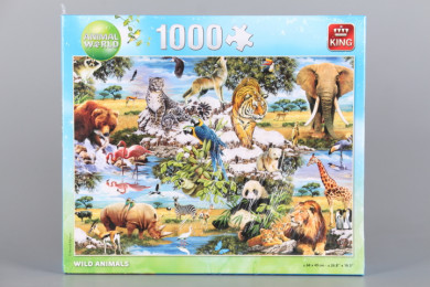 Пъзел Диви животни - 1000 елемента