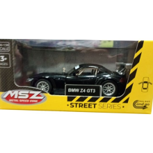 Метална кола BMW Z4 GT3 с отварящи се врати - PULL BACK - (1:32)