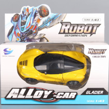 Трансформер кола - робот метален