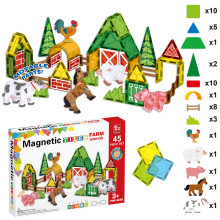 Магнитен конструктор Ферма - 45 елемента