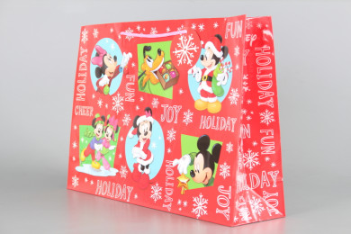 Подаръчна торбичка коледна - 38 * 11 *27 см