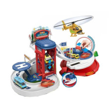 Въртящ се паркинг с метални машини - CITY