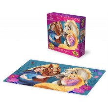 Пъзел лентикулярен 3D DISNEY PRINCESS - 100 елемента