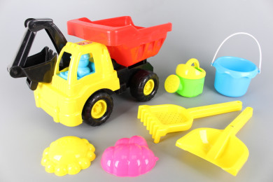 Комплект за пясък Самосвал и 6 аксесоара