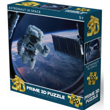 Пъзел лентикулярен 3D ASTRONAFT - 100 елемента 