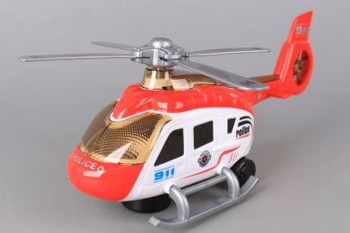 Хеликоптер с проекция
