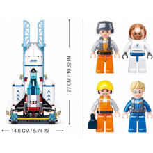 Конструктор Ракетна площадка с ракета носител и совалка