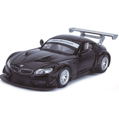 Метална кола BMW Z4 GT3 с отварящи се врати - PULL BACK - (1:32)