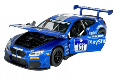 Метална кола BMW M6 GT3 - 1:24