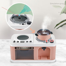 Печка с посуда и продукти