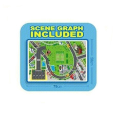 Паркинг на 4 етажа с елеватор, 2 коли и хеликоптер