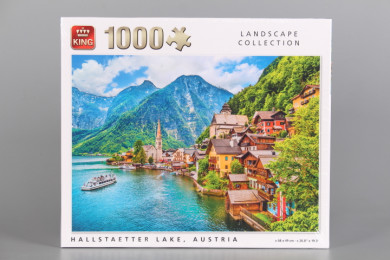 Пъзел Езерото в Халщат Австрия - 1000 елемента