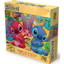 Пъзел лентикулярен 3D STITCH - 100 елемента