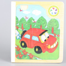 Дървена книга - пъзел - 6 в 1