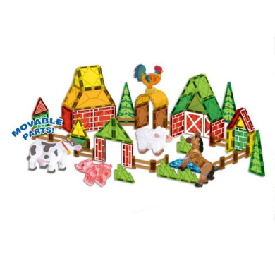 Магнитен конструктор Ферма - 65 елемента