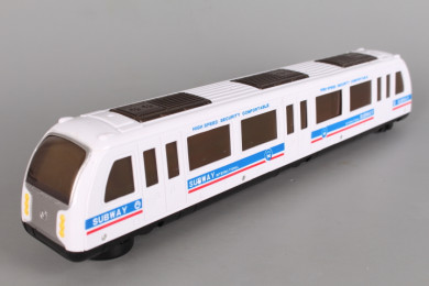 Метро влак с 3D светлини