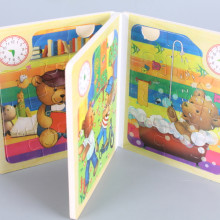 Дървена книга - пъзел - Животни - 6 в 1