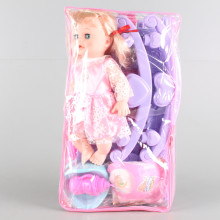 Кукла пишкаща с кошара - люлка