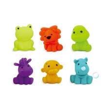 Комплект гумени животинки 