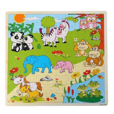 Дървен пъзел - 100 елемента