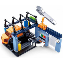 Конструктор Автосервиз с подемник и кола