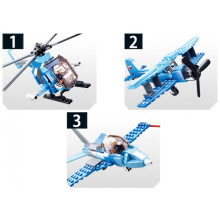 Конструктор Самолет изстребител - 6 в 1