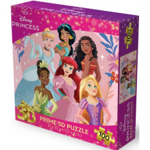 Пъзел лентикулярен 3D DISNEY PRINCESS - 100 елемента