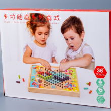 Дървена настолна игра - 7 в 1