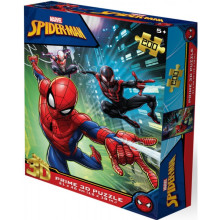 Пъзел лентикулярен 3D SPIDER-MAN - 200 елемента