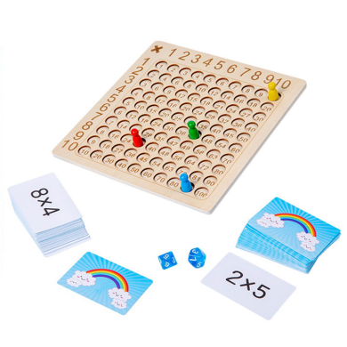 Дървена игра Математика