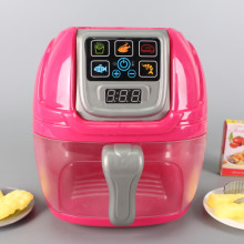 Въздушен фритюрник AIR FRYER с продукти променящи цвета си при готвене