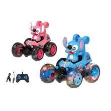 Радиоуправляема кола Каскадьор с герой и зареждаща се батерия
