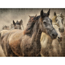 Пъзел лентикулярен 3D HORSES - 500 елемента