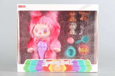 Плюшена кукла с аксесоари - музика и светлина