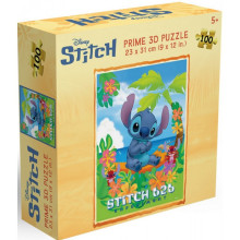 Пъзел лентикулярен 3D STITCH - 100 елемента