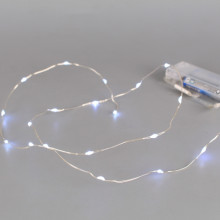 Коледни 20 LED COLD лампички - 1 метър