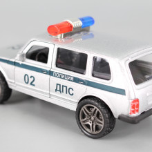 Метална кола Пожарна / Полиция - PULL BACK