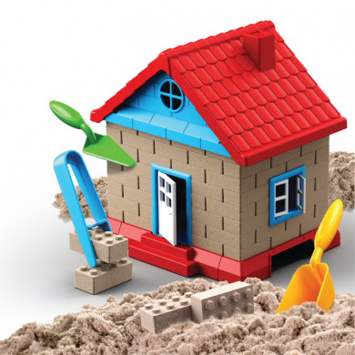 Кинетичен пясък Строеж на къща
