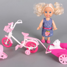 Кукла с колело