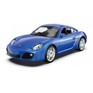 Метална кола PORSCHE CAYMAN S с отварящи се врати - PULL BACK - (1:32)