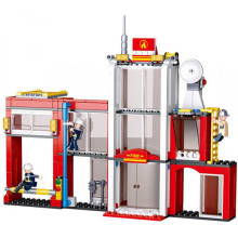 Конструктор Пожарна станция с пожарни машини