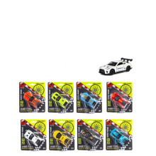 Метална кола с отварящи се врати (1:64) - PULL BACK