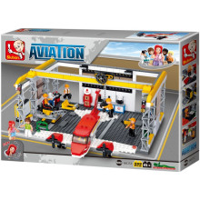 Конструктор Самолет и ремонтен хангар 