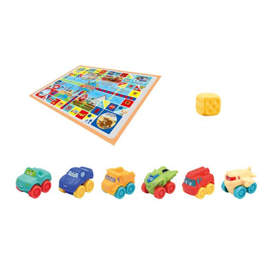 Килим Не се сърди човече с 6 коли - 145 * 98 см