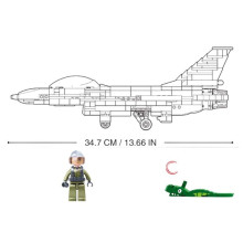 Конструктор Самолет изстребител F - 16 FALKON