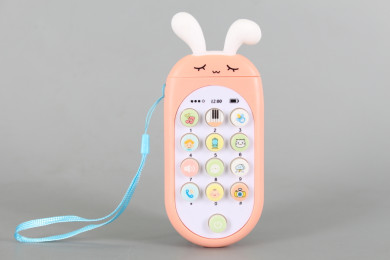 Бебешки мобилен телефон Зайче